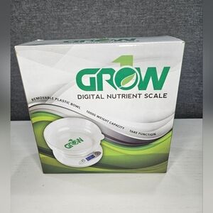 Grow1 Digital Food Herb Nutrient Scale. Weight Grams Ounces Kitchen Tool.